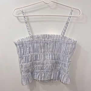 NWT Forever 21 Plus Pinstriped Cami Sleeveless Button Dress